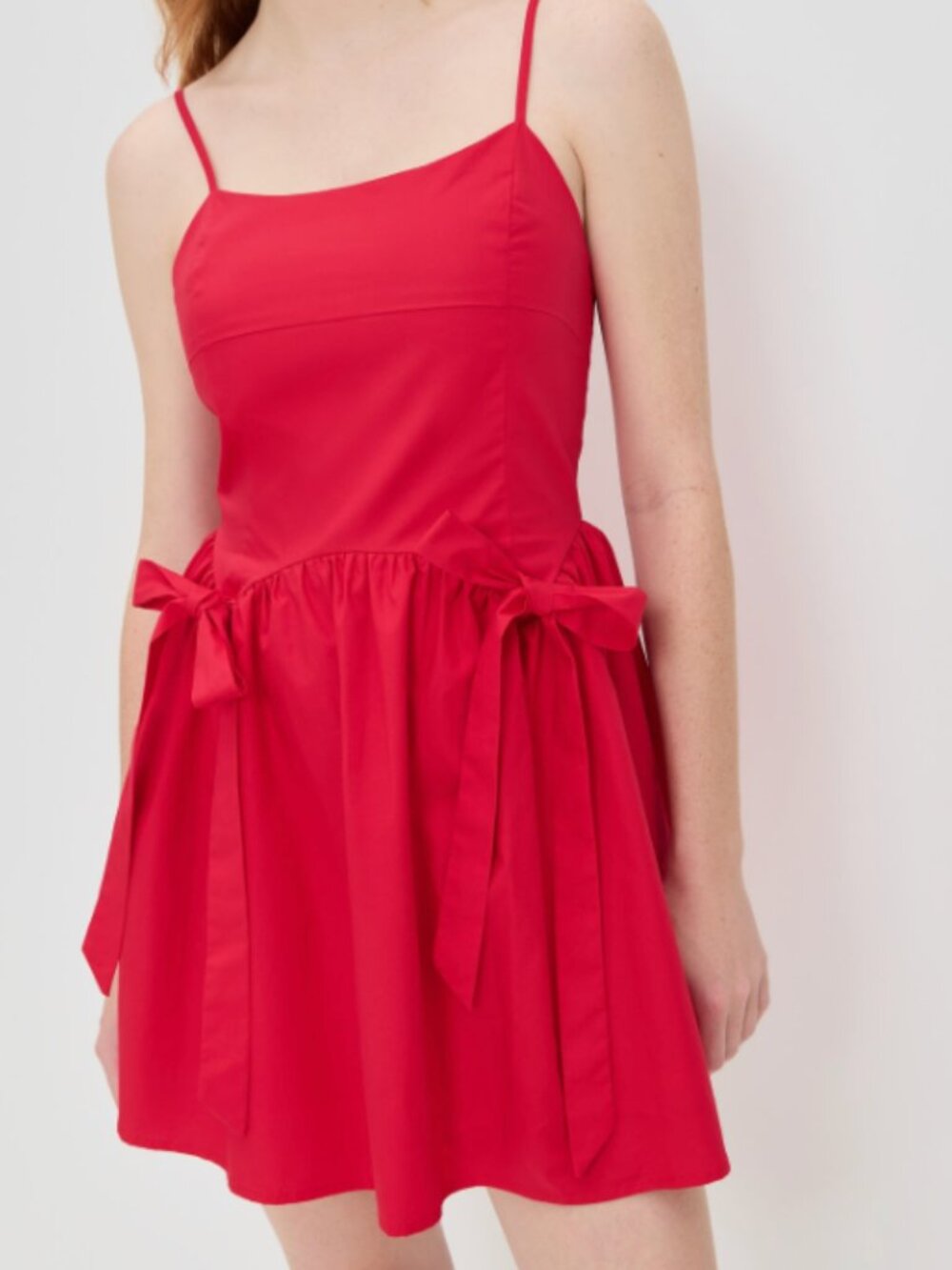 Moon River Red Mini Dress